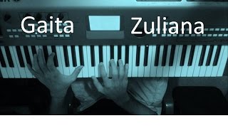 Como tocar Gaita Parte 2  Piano  Gaita Zuliana  MoroMusicPiano [upl. by Nilrev]