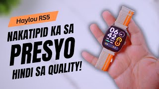 Haylou RS5  Ang Smartwatch Na Para Sa LAHAT [upl. by Aiynat]