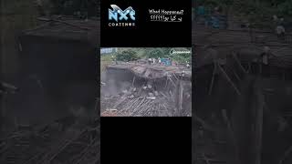 Shuttering collapse during construction shortvideos fails nxtcoatings siteinsights viralvideo [upl. by Enitsej533]