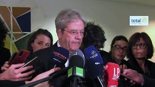 Nomine Ue Gentiloni quotIl mondo non aspetta la Commissione auspico entri in funzione al più prestoquot [upl. by Gerhan]