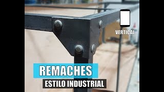 Esquinas con Remaches para Estilo Industrial  VERTICAL [upl. by Gregorius576]