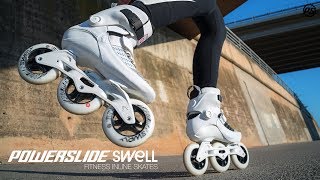 Powerslide Swell Ultra White 110 inline Skates [upl. by Helsa]