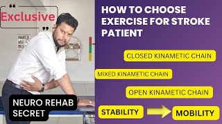 How To Choose Right Exercise For Stroke PatientsNeuro Rehab Secrets For paralysis Recovery [upl. by Daniel]