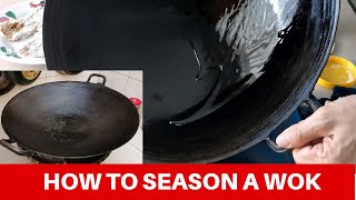 How to season a wok a simple method that works [upl. by Telford420]