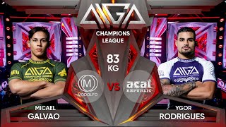 Mica Galvão vs Ygor Rodrigues  AIGA Champions League Finals [upl. by Pachston]