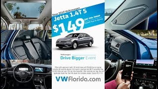 Volkswagen South Florida  August Drive Bigger  Jetta [upl. by Danais]