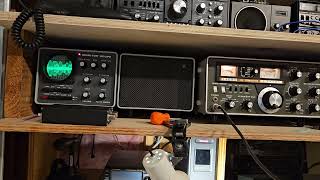 Ft101 earliest model yaesu ham radio on 80m [upl. by Aekim65]