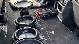 Honda Ridgeline 2023 RTLE Subwoofer install part 1 New video must watch 🔊 very informative [upl. by Anileve]