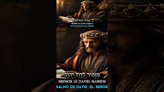 Mizmor Le David Salmo 23 de David Tehilim song short yeshua Elohim דוד יְהֹוָה יְשׁוּעַ [upl. by Fidellia]