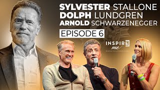 Sylvester Stallone Dolph Lundgren and Arnold Schwarzenegger on stage together IMP Episode 6 [upl. by Airym]