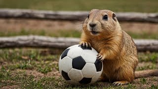 North American prairie dog calls Wahoo  marmot mini [upl. by Sidonia]