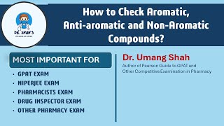 How to confirm Aromatic Nonaromatic and Antiaromatic compounds gpat niper chemistry neet [upl. by Ondine431]