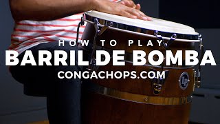 Barril de Bomba  How to Play Bomba  Your First Lesson on Barril  LPYT x CongaChops [upl. by Screens618]