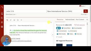 Jody from Bible Gateway demonstrates Bible Gateway Plus with John 316 [upl. by Evad]