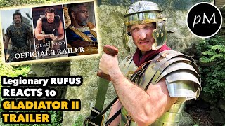 Gladiator II Trailer Reaction the Historical Context amp the Latin ⚔️ [upl. by Lehplar590]