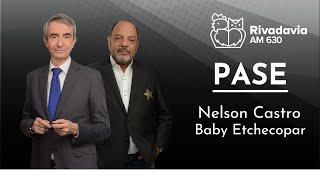 Reviví el pase entre Nelson Castro y Baby Etchecopar [upl. by Atnad564]