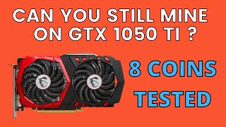 GTX 1050 TI MINING IN 2022  IS IT STILL PROFITABLE [upl. by Enad]