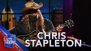 quotWhat Am I Gonna Doquot  Chris Stapleton LIVE on The Late Show [upl. by Frances686]