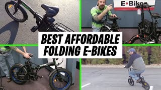 4 Great Affordable Folding Ebikes  Best Portable EBike  GreenMotion EBikes [upl. by Aneehsram465]