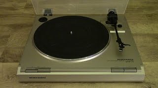 Turntable Update 1 In The Beginning  Marantz TT130 [upl. by Yadrahs]