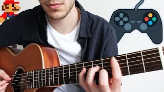 5 Video Game Songs to play on Guitar FINGERSTYLE [upl. by Kamerman53]