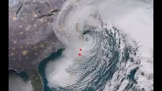 NCL Breakaway in Bomb Cyclone Jan 34 2018 [upl. by Eybba]