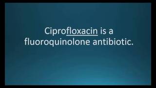 How to pronounce ciprofloxacin Cipro Memorizing Pharmacology Flashcard [upl. by Rilda]