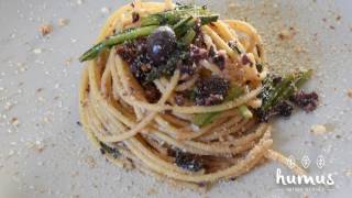 Pasta con puntarelle cicoria olive pomodori secchi [upl. by Knepper546]