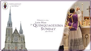 Vancouver Cathedral Live  Sunday February 11 at 4 PM Latin Mass [upl. by Anele]