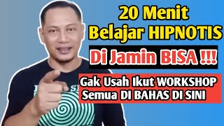 🔴 Belajar HIPNOTIS CEPAT Langsung BISA❗TUTORIAL HIPNOTIS BUAT PEMULA [upl. by Carmelle]