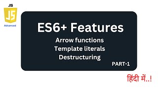 ES6 Arrow Functions Template Literals amp Destructuring Explained  191 [upl. by Roland686]