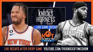 Knicks Vs Hornets Live Postgame [upl. by Nathan]