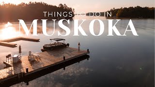 MUSKOKA IN AUTUMN  Best Things To Do in Muskoka Ontario [upl. by Shelden]