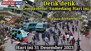 BARU SAJA Detik² Sumedang Gempa Bumi M 41 Hari ini Warga Berhamburan Gempa Bumi Sumedang Terkini [upl. by Gally]