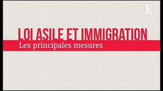 Loi asile et immigration  les principales mesures [upl. by Nyliuqcaj]