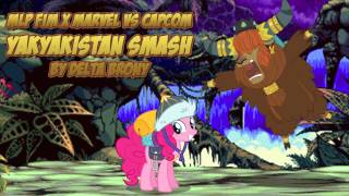 MLP FIM x Marvel vs Capcom Yakyakistan Smash [upl. by Ainesey477]