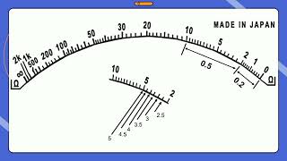 Ohmmeter Scale Reading [upl. by Delamare]