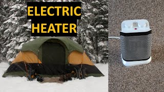 Electric heater for tent camping [upl. by Atteloj]