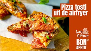 pizza tosti uit de airfryer [upl. by Ody]