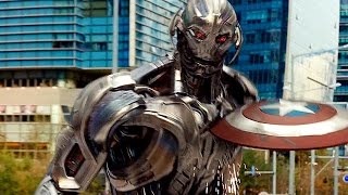 Captain America vs Ultron  Fight Scene  Avengers Age of Ultron  Movie CLIP HD [upl. by Rozina951]