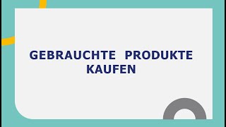 Gebrauchte Produkte kaufen I Goethe B2 Präsentation I Teil I I Prüfungsvorbereitung [upl. by Efeek227]