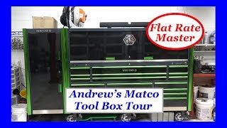 Andrews Matco tool Box Tour [upl. by Abagael]