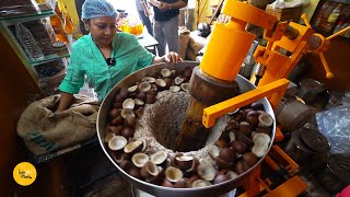 100 Pure Coconut Oil Making l नारियल का तेल ऐसे बनाया जाता है l Nashik Street Food [upl. by Housen]