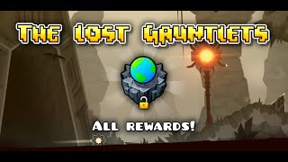 ALL GAUNTLETS REWARDS  21  22   Geometry Dash 22 [upl. by Hagai]