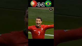 Portugal🇵🇹 🆚 Brazil🇧🇷Fifa WorldCup fotball fifaworldcup urcristiano shorts videoFactIntel [upl. by Swen354]