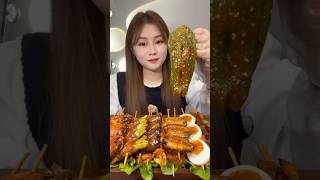 먹방 먹는 소리 Spicy Skewer Eating asmr mukbang food eating [upl. by Corbet8]