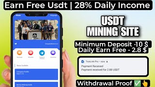 Get 370 USDT For FREE With Quick Withdrawal 💸 Usdt Mining Miner Withdrawal🎁 [upl. by Bakemeier940]