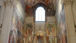 Brancacci Chapel Florence Tuscany Italy Europe [upl. by Arda]