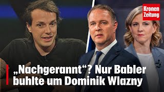 „Nachgerannt“ Nur Babler buhlte um Dominik Wlazny  kronetv NEWS [upl. by Joub]