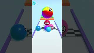 Ball Run 2048 Merge Number Reverse Review Gameplay Walkthrough 105 android ios shorts viral [upl. by Eicirtap530]